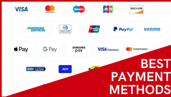Most popular payment methods used on online casino sites in 2025